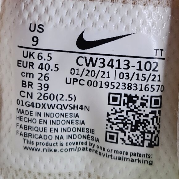 Nike Downshifter 11 Womens White Running Shoes Sneakers Size 9 - Picture 9 of 9